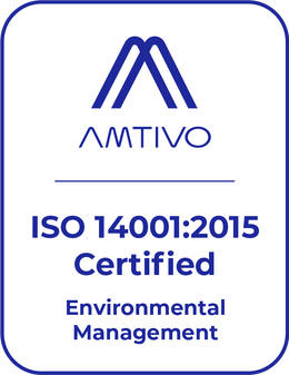 ISO 14001 certification badge